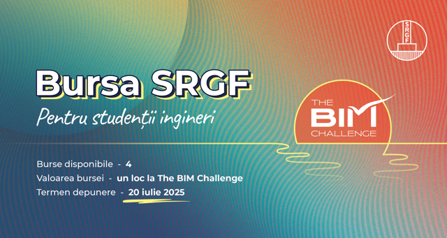 Poza produs Burse oferite de SRGF | The BIM Challenge 2026