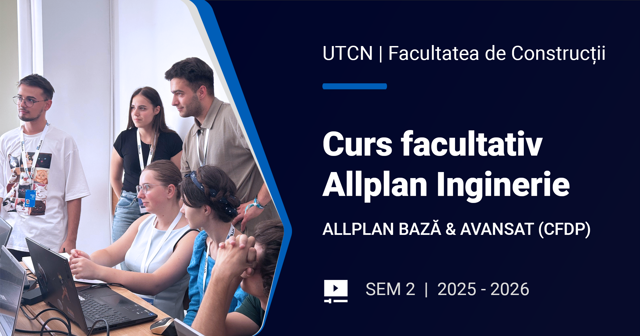 Poza produs UTCN | Curs facultativ Allplan inginerie I - CCFDP