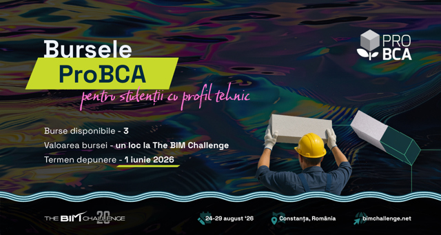 Poza produs Burse oferite de ProBCA  | The BIM Challenge 2026