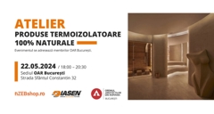 Înscrieri la Atelierul de prezentare a liniei de produse termoizolatoare 100% naturale marca Diasen folosite la reabilitarea clădirilor istorice