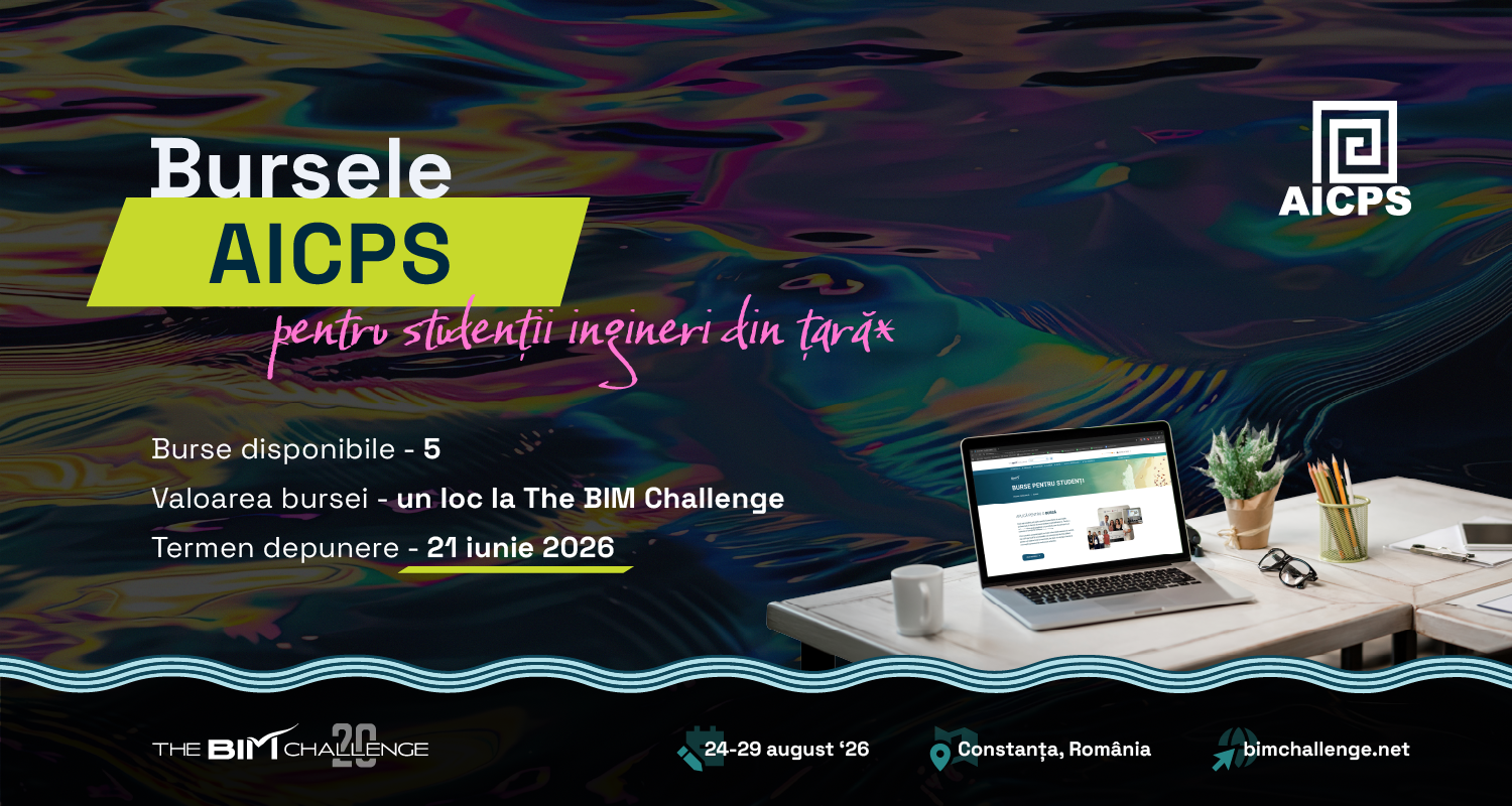 Poza produs Burse oferite de AICPS | The BIM Challenge 2026